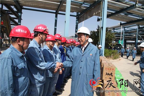 朱涛庆阳石化公司调研：全力抓投资抓生产抓安全抓环保