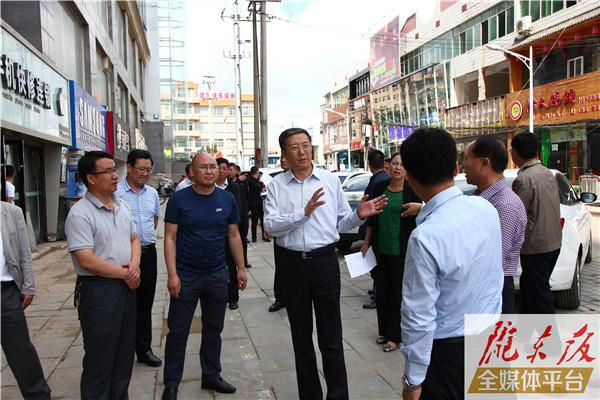 朱涛赴西峰宁县督查防汛救灾和水污染防治工作