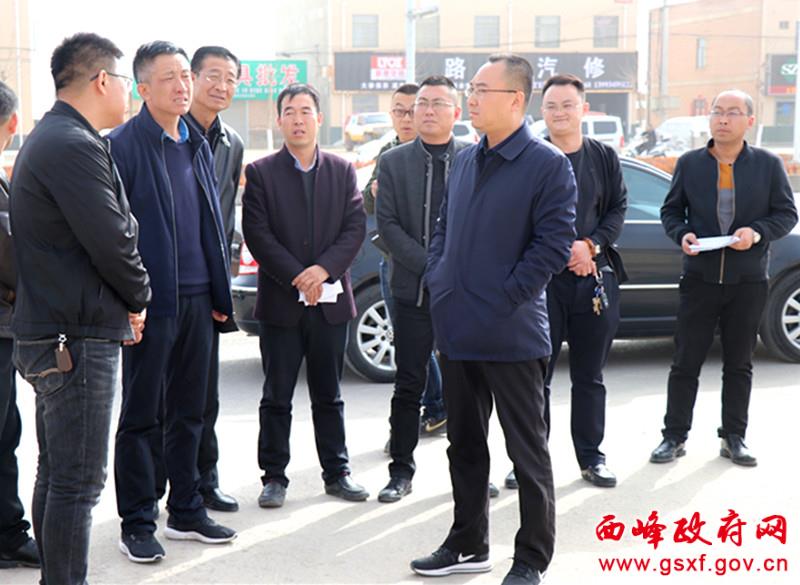 西峰 3月20日,区政府副区长王超带领相关部门负责人对我区市政项目