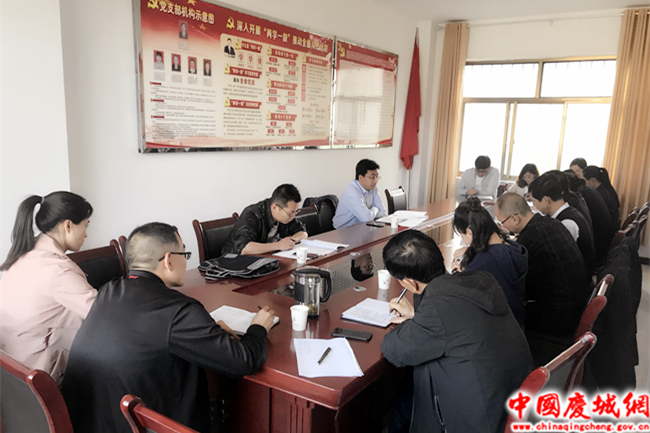 常文洲调研庆城县商务工作