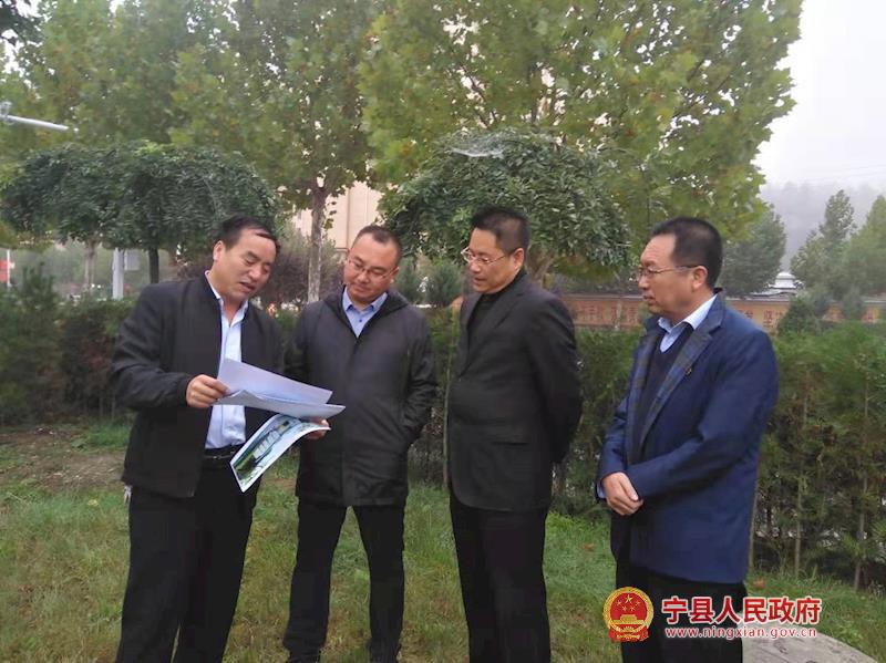 马应乐调研宁县园林创建工作