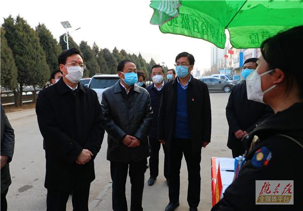 贠建民在宁县督查疫情防控工作时强调 压紧压实属地责任 落细落实防控措施 坚决遏制疫情扩散蔓延
