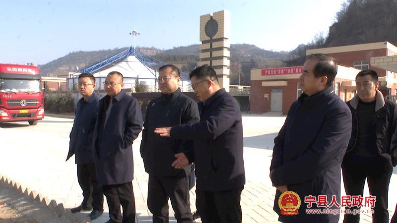 宁县 副县长王超陪同.