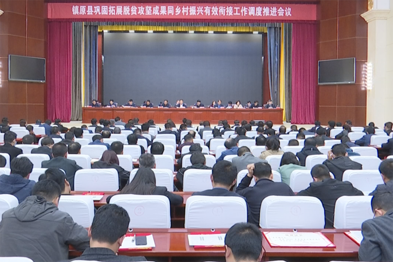 镇原县召开巩固拓展脱贫攻坚成果同乡村振兴有效衔接工作调度推进会