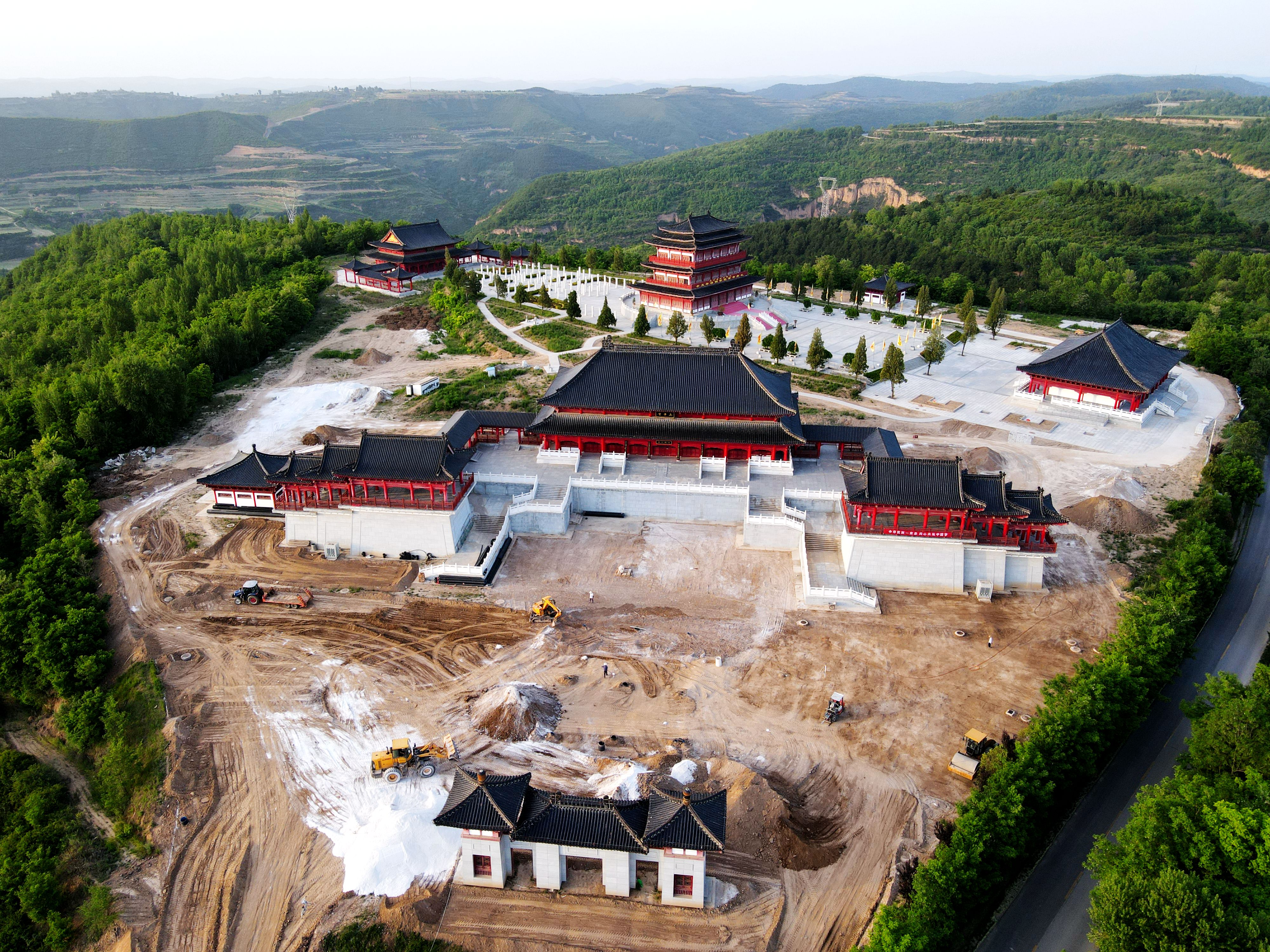 甘肃正宁黄帝文化景区建设有序推进