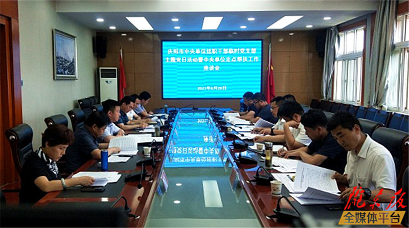 张伟波为中央单位在庆挂职党员干部讲党课