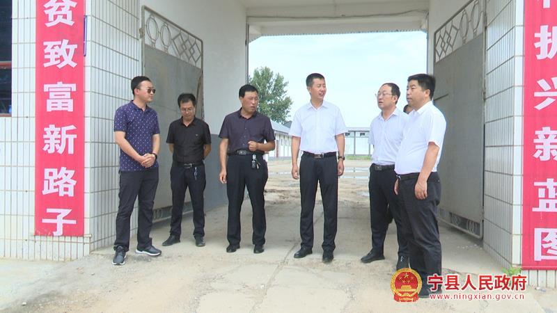 段军亮督查宁县重点项目进展情况