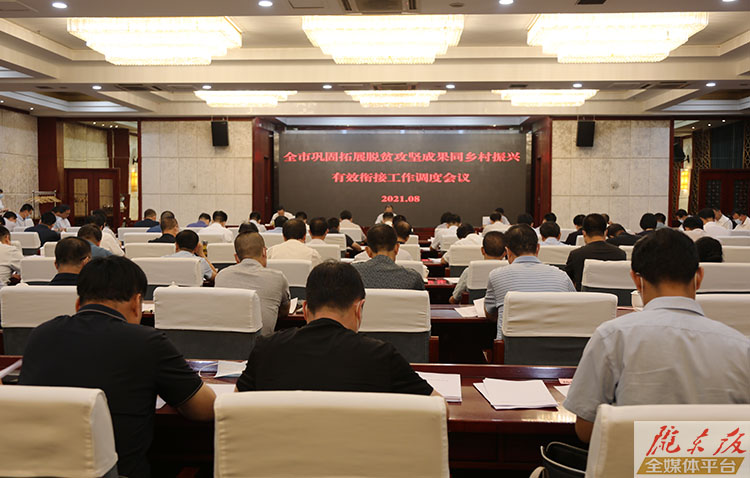 庆阳市巩固拓展脱贫攻坚成果同乡村振兴有效衔接工作调度会召开