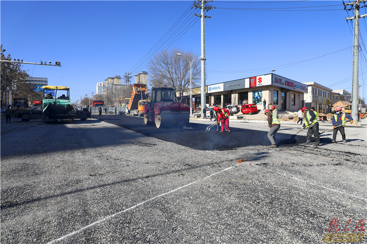 西峰区古象路与北大街十字即将恢复通车