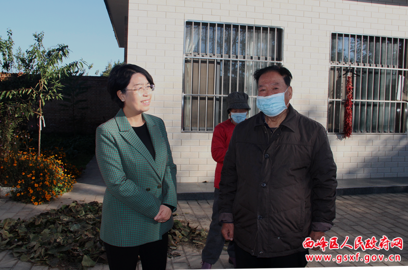 胡雪琴检查指导什社乡任岭村软弱涣散基层党组织整顿工作