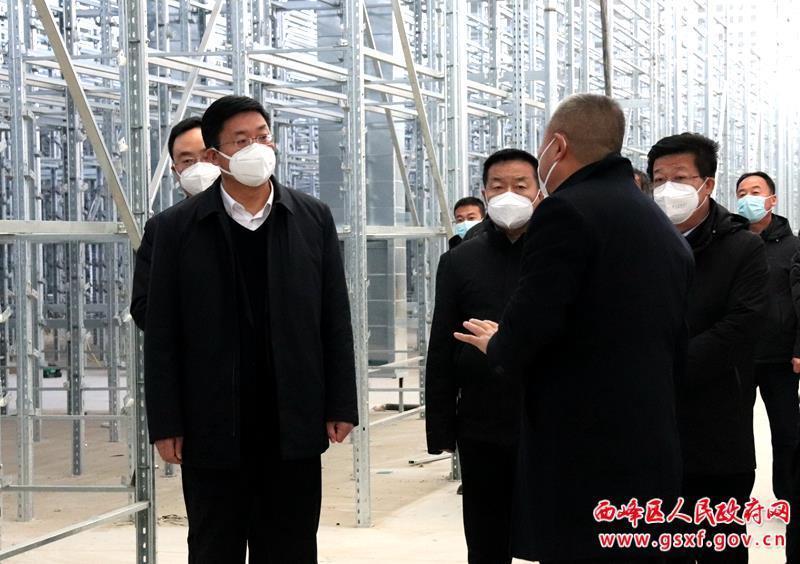 张希岳检查工业园区入园项目建设及现代农业产业发展情况