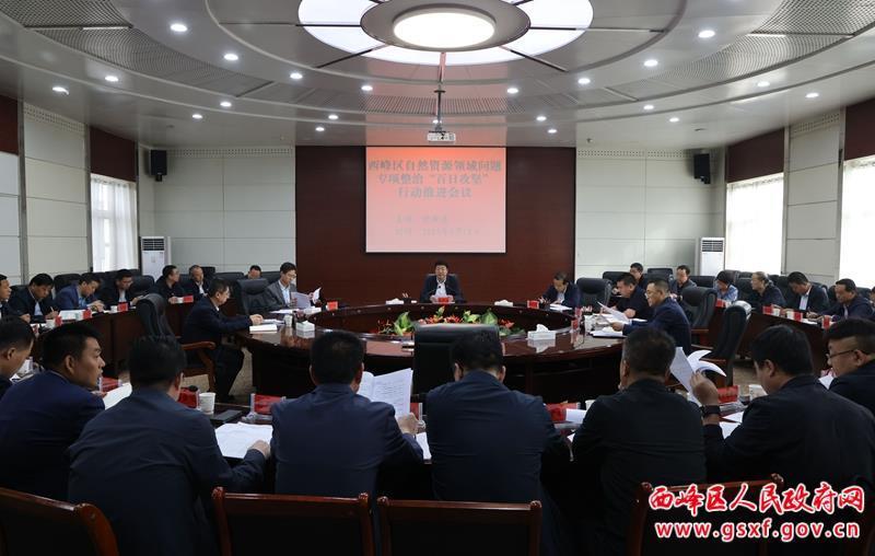 西峰区召开自然资源领域问题专项整治“百日攻坚”行动推进会议