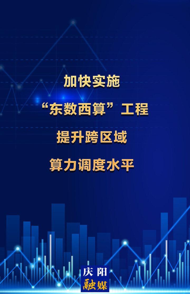 【微海报】加快实施“东数西算”工程  提升跨区域算力调度水平