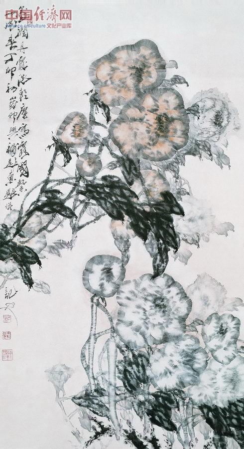墨润丹霞洗轻尘