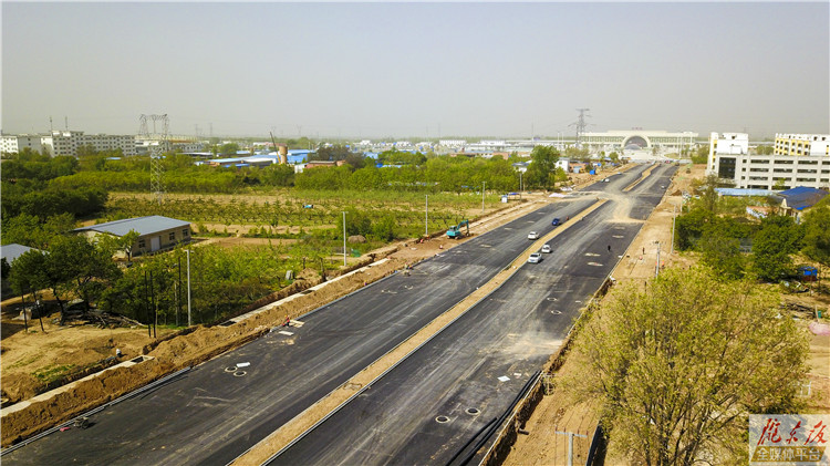 连通庆阳站、庆化大道与岐黄大道，这条道路即将建成