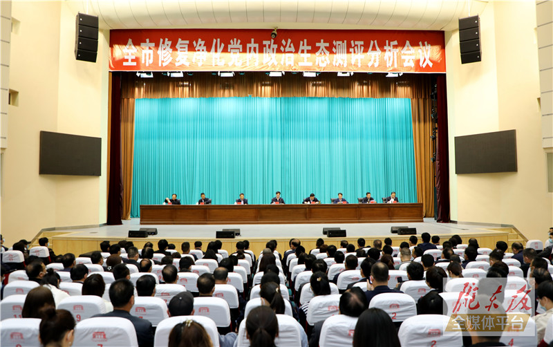 庆阳市修复净化党内政治生态工作测评分析会议召开