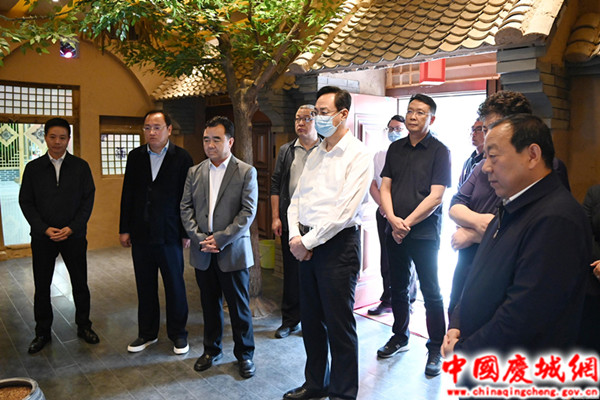 天津市南开区党政代表团到庆城县调研东西部协作工作
