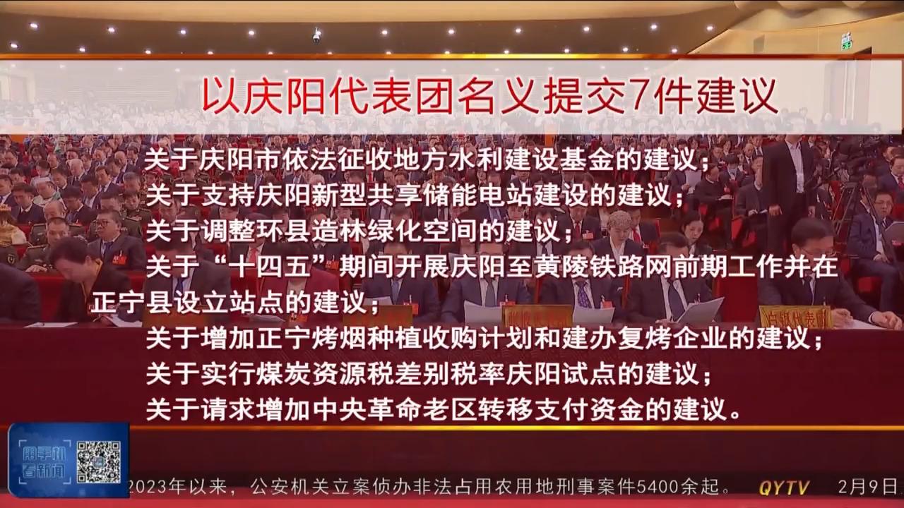 《庆阳新闻》2024年1月26日