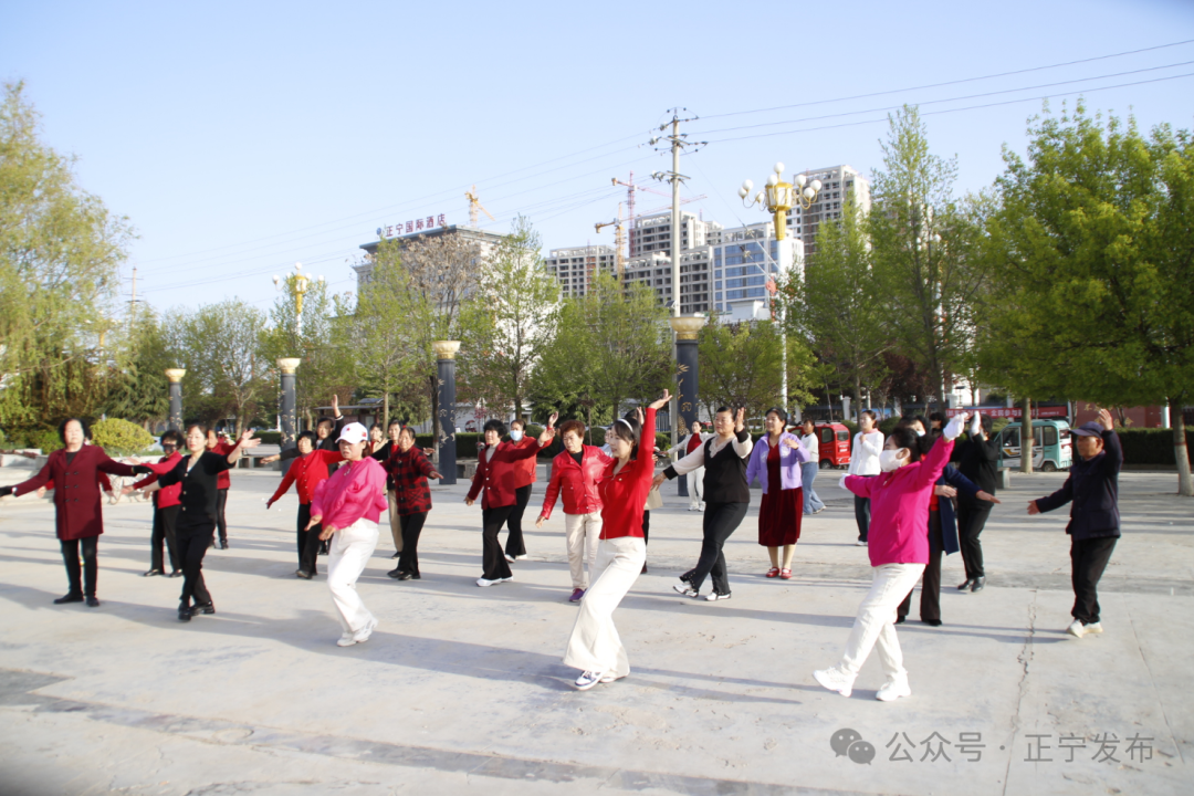 正宁：春日风光好 全民健身“热”