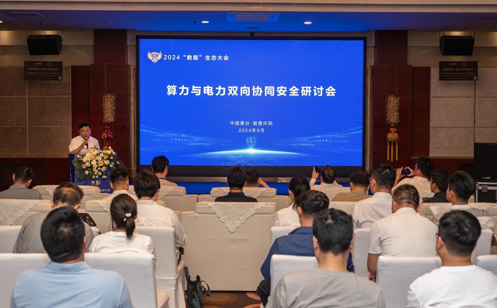 【东数西算】2024“数盾”生态大会算力与电力双向协同安全研讨会举行