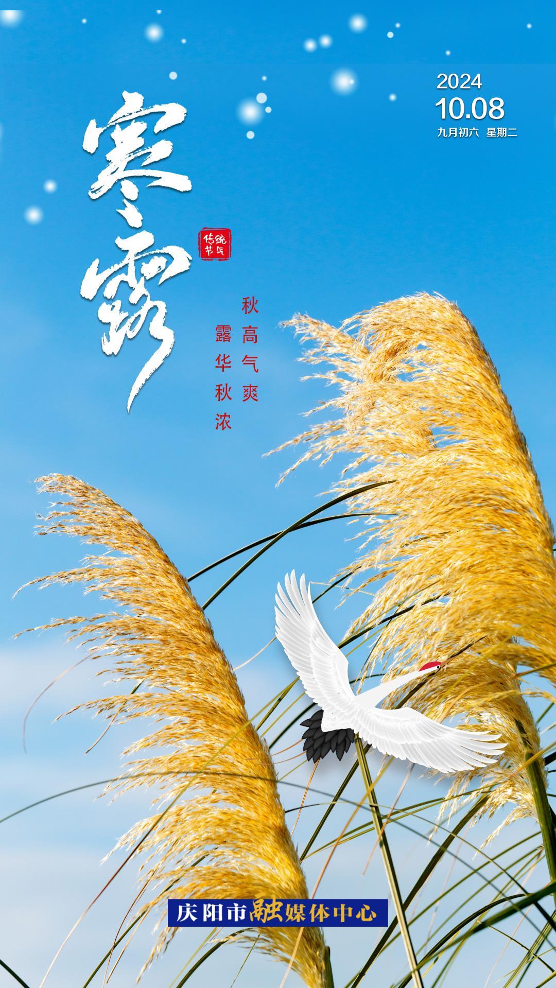 【二十四节气·寒露】微海报丨秋高气爽 露华秋浓