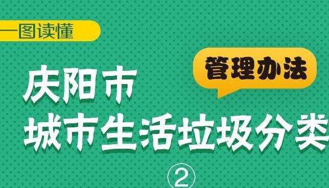 《庆阳市城市生活垃圾分类管理办法》一图读懂（2）