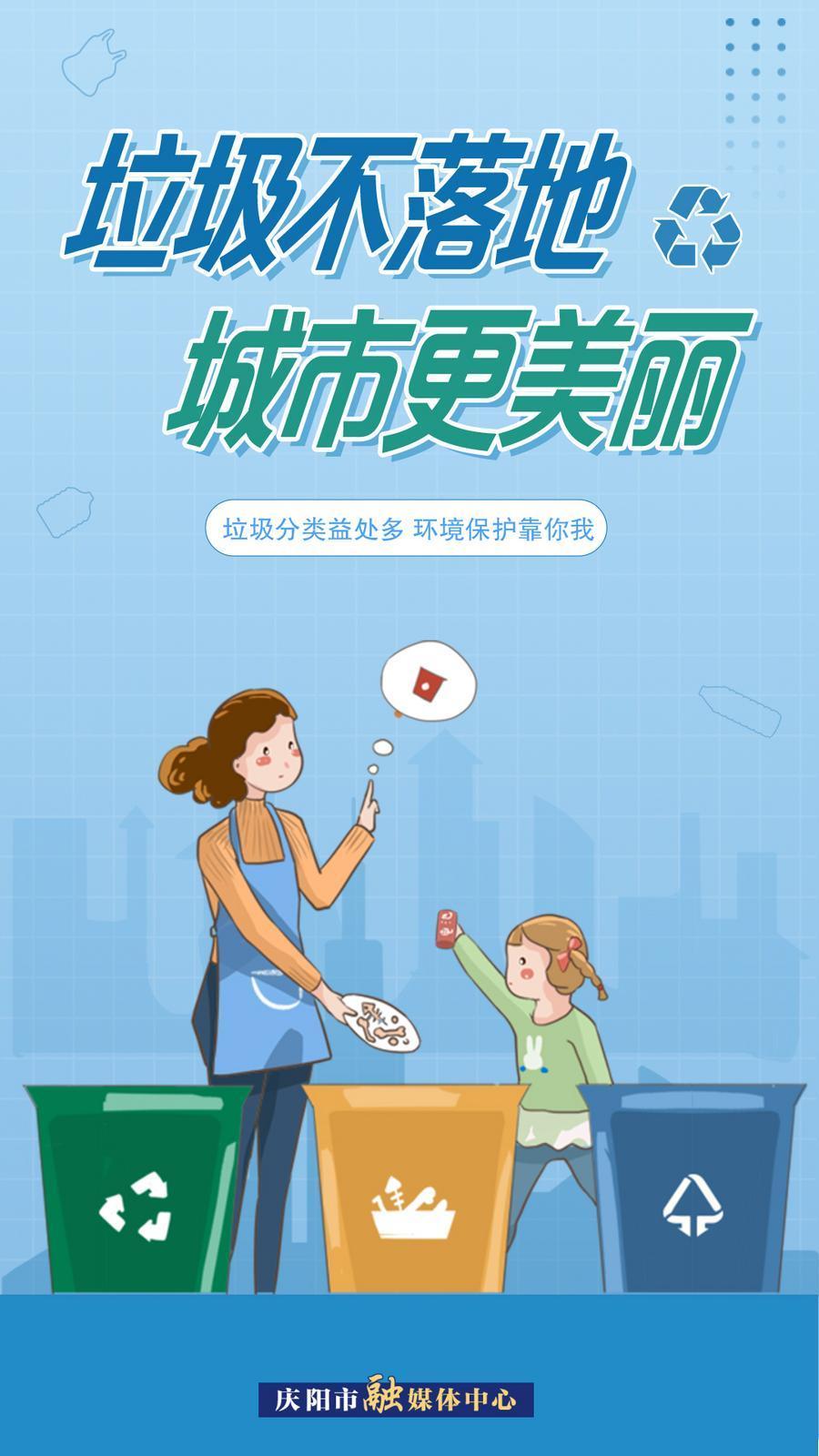 【微海报】垃圾不落地 城市更美丽