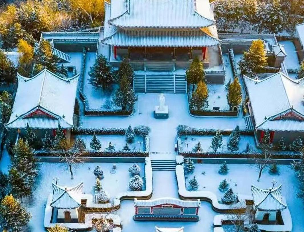 【大美庆阳】雪后范公祠