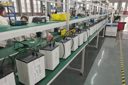 【中国算谷 智慧庆阳】中钠储能正宁生产基地钠离子路灯电池赶货中