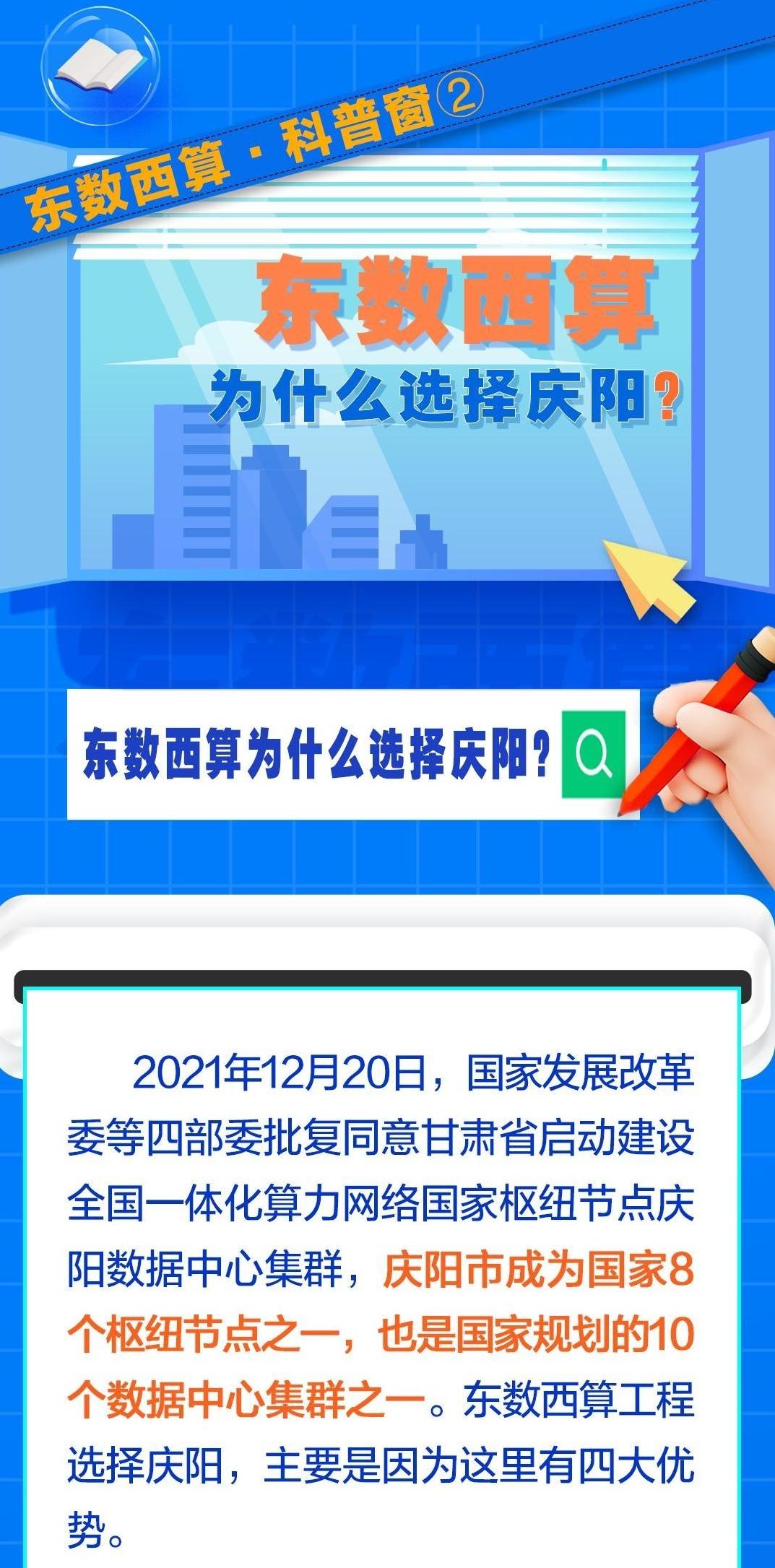 东数西算·科普窗②｜东数西算为什么选择庆阳？