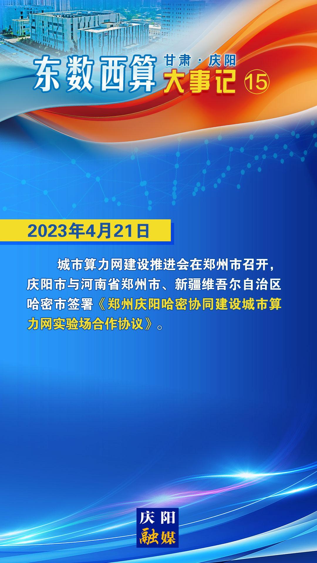 甘肃·庆阳“东数西算”大事记之十五