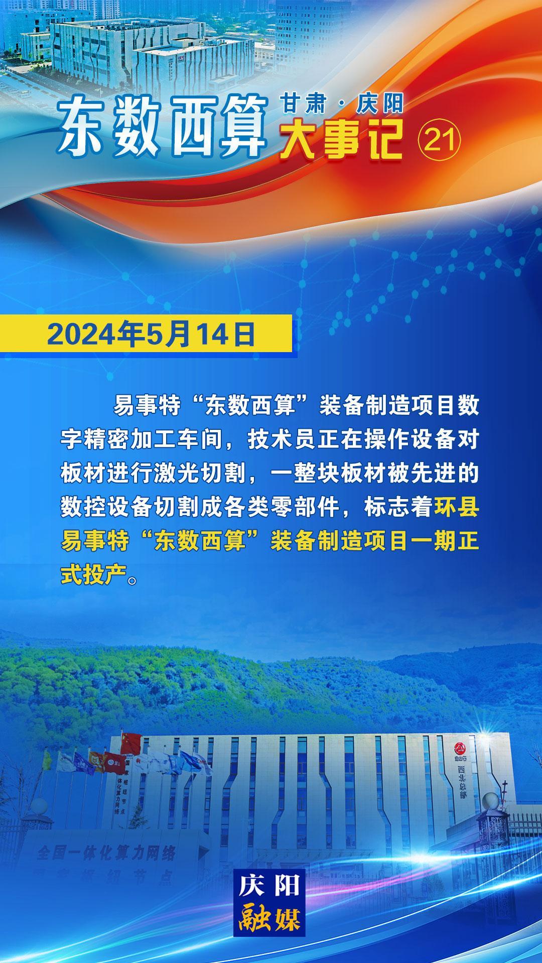 甘肃·庆阳“东数西算”大事记之二十一