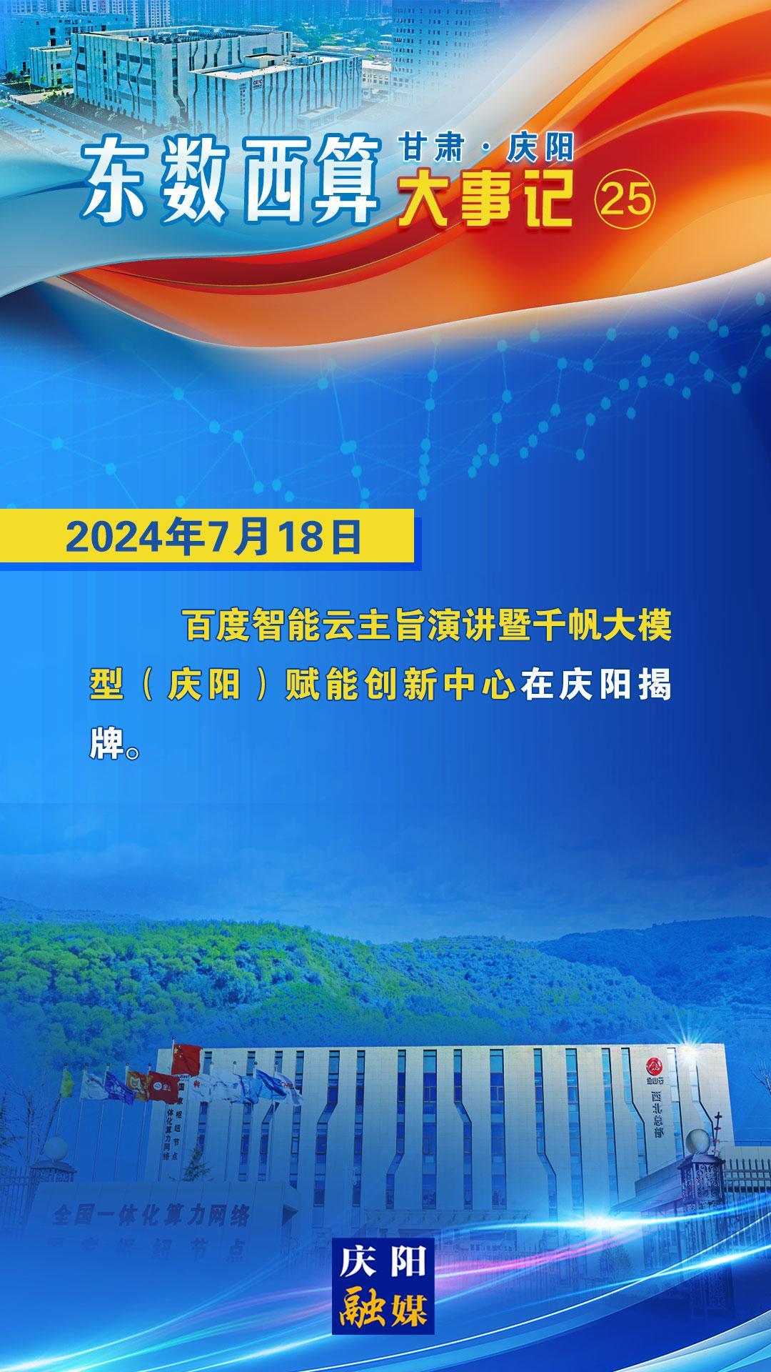甘肃·庆阳“东数西算”大事记之二十五