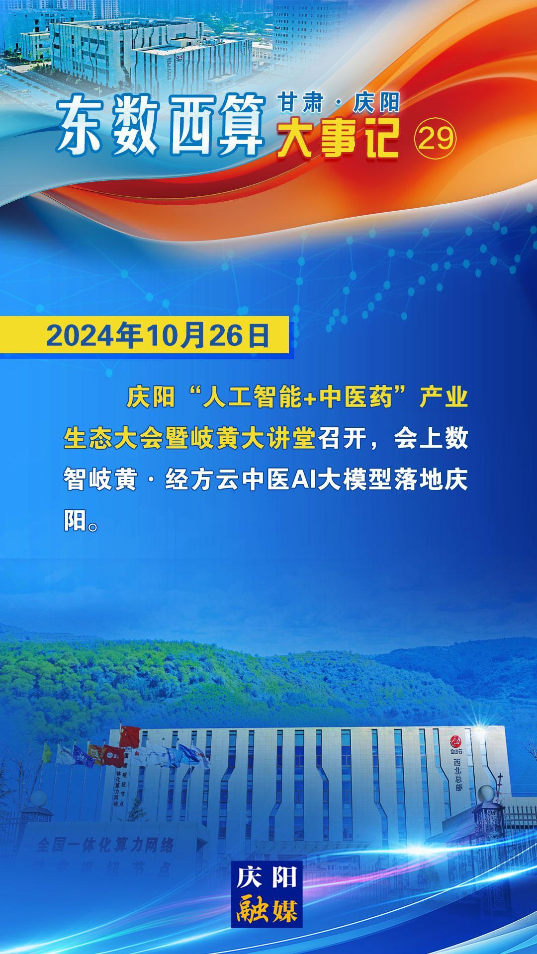 甘肃·庆阳“东数西算”大事记之二十九