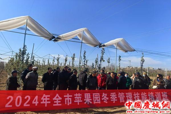 庆城：开展技术培训 提升管理水平