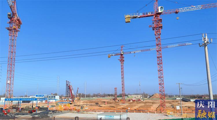 中国电信庆阳智能算力中心一期项目土建工程地基基础施工圆满完成
