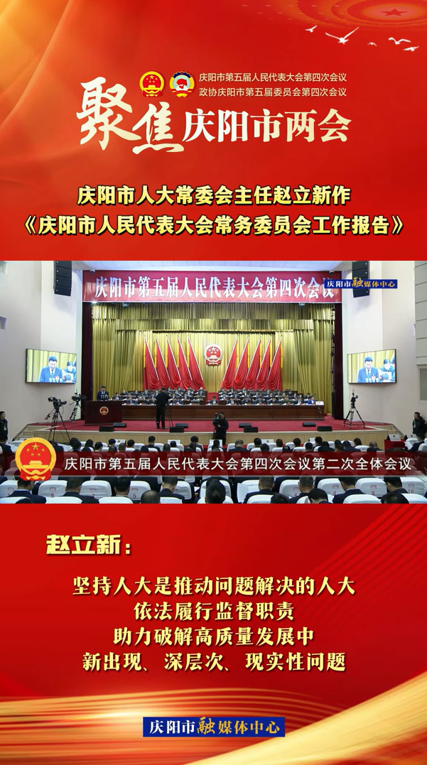 两会V视(29)丨赵立新：坚持人大是推动问题解决的人大，依法履行监督职责，助力破解高质量发展中新出现、深层次、现实性问题