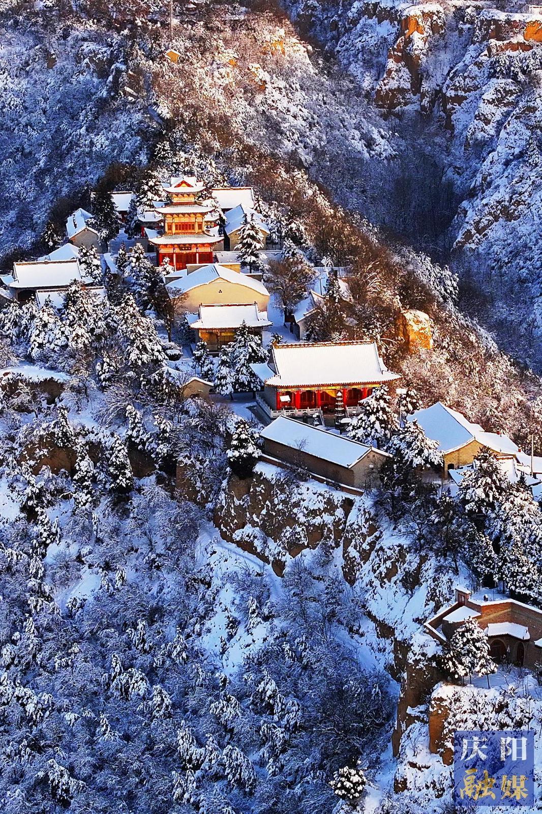 【大美庆阳】小崆峒雪霁