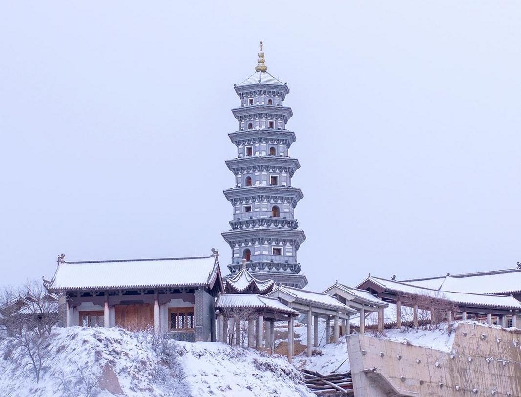 【大美庆阳】庆城县文笔峰雪景