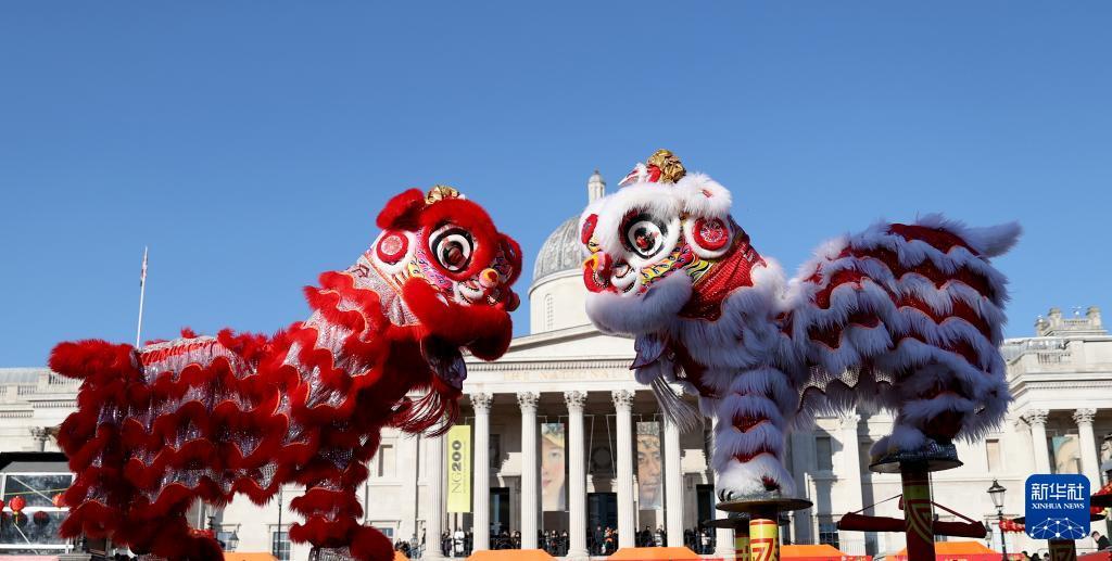 英国伦敦举行春节庆祝活动