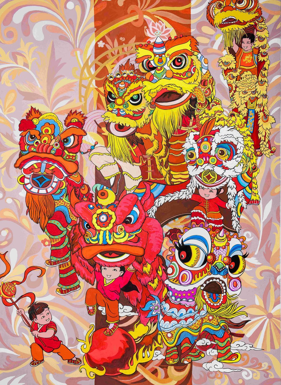 赏年画· 过大年︱“新生活·新风尚·新年画”线上作品展播⑱