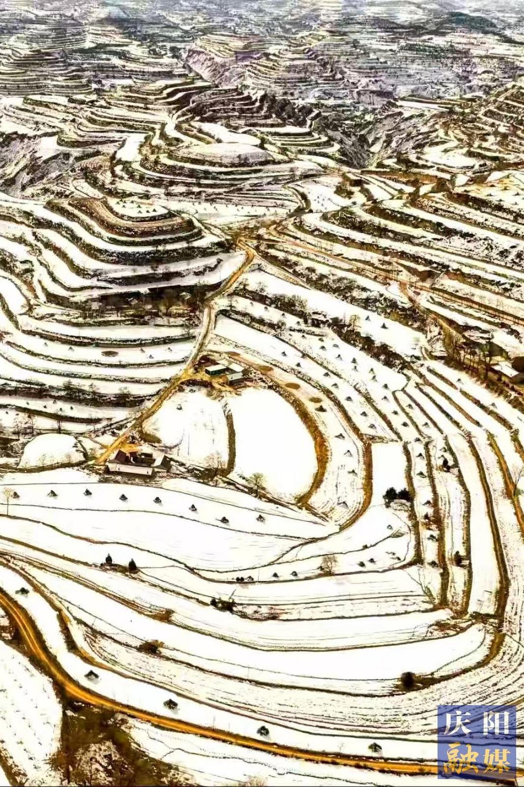 【大美庆阳】梯田雪韵