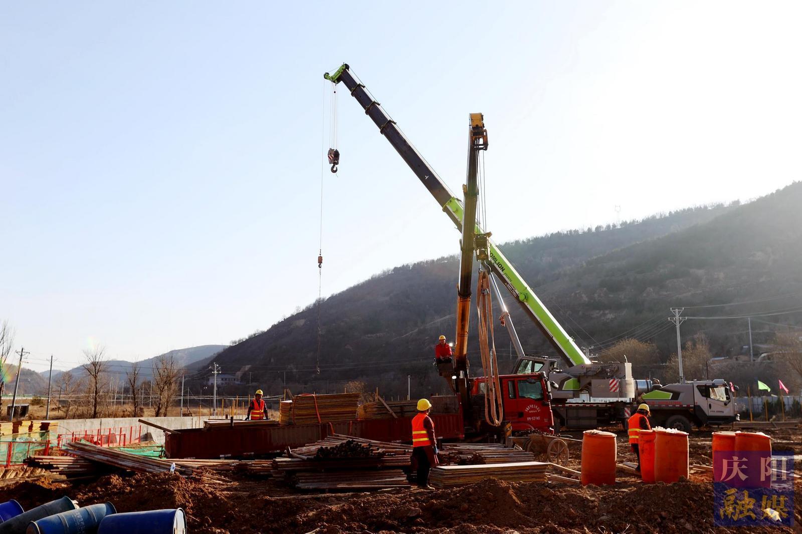 【摄影报道】华池县城第二污水处理厂建设项目全面推进