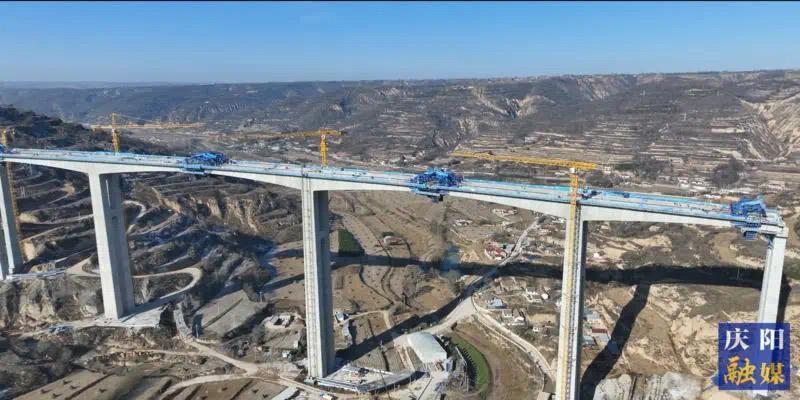 全线贯通后西峰至合水仅用23分钟——G309线西合公路瓦岗川特大桥将于五月底通车