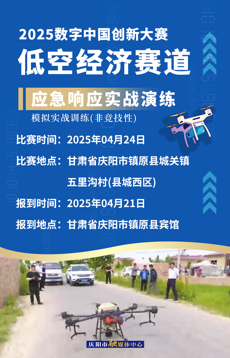 【微海报】2025数字中国创新大赛低空经济赛道场景赛赛事安排——应急响应实战演练
