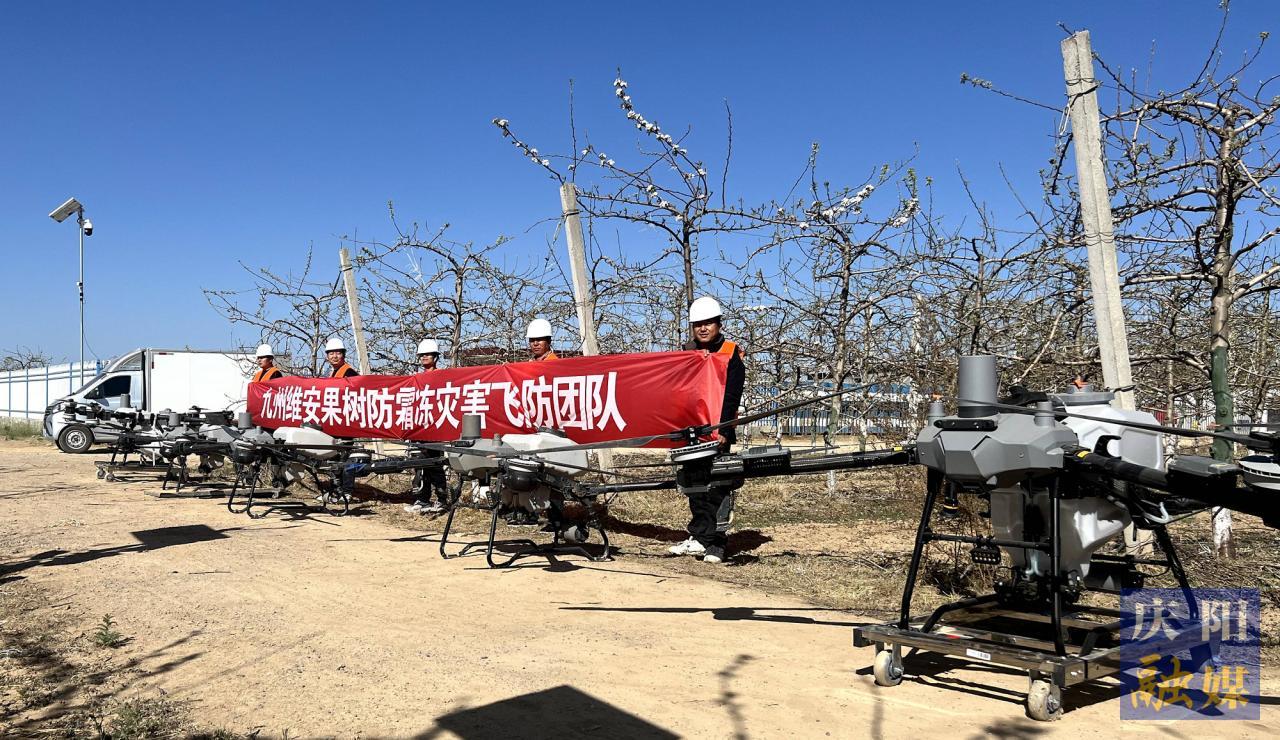 无人机防霜冻首战庆阳 农业新质生产力显成效