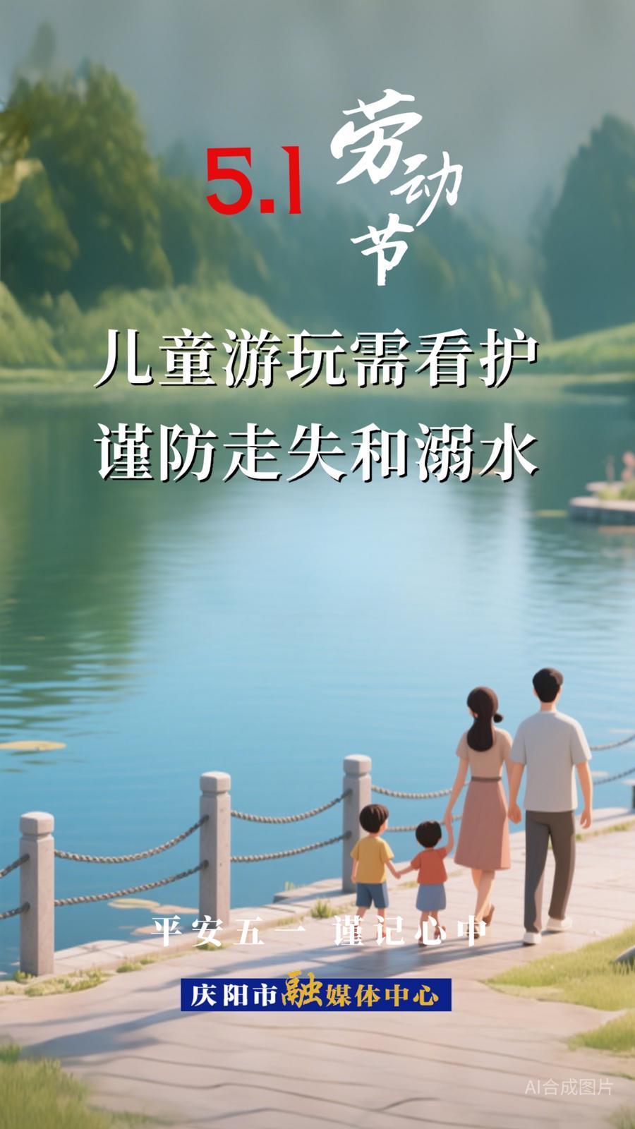 【微海报】平安五一 谨记心中①| 儿童游玩需看护 谨防走失和溺水