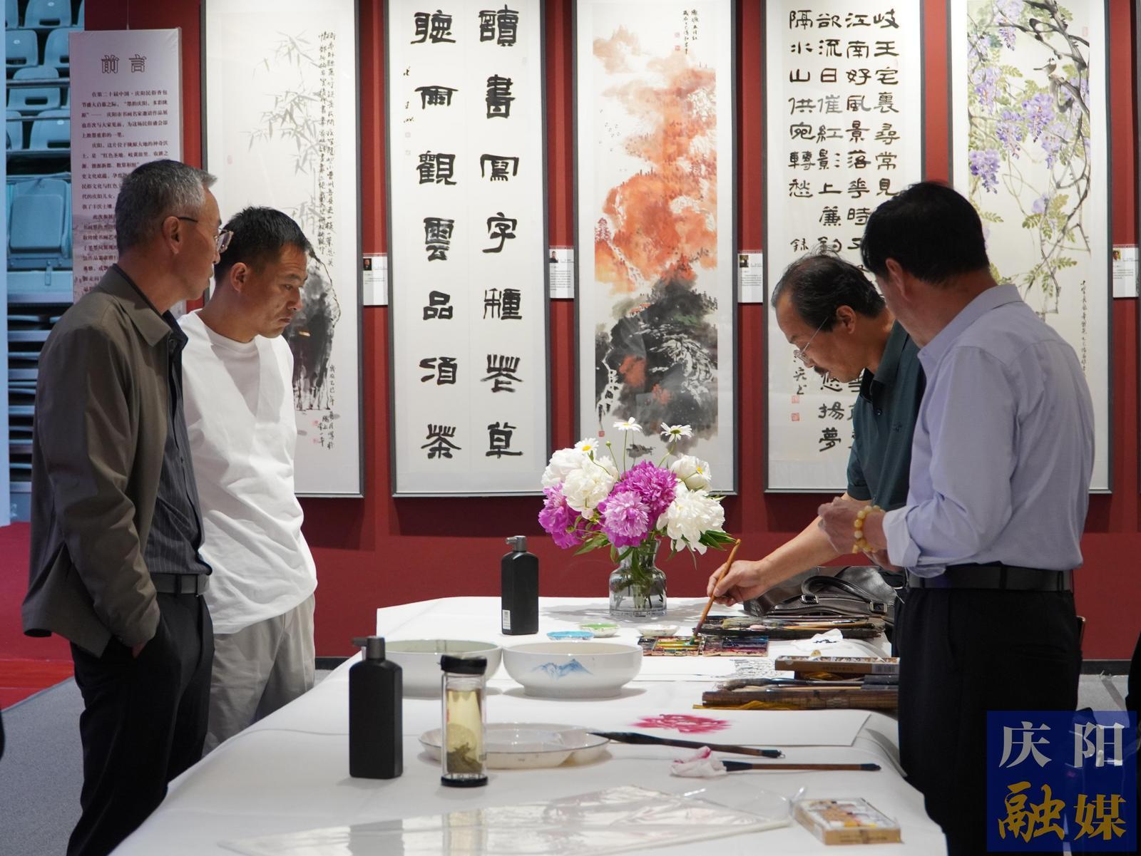 【香约庆阳 包容天下】书画馆：墨韵流淌间 陇原风华现