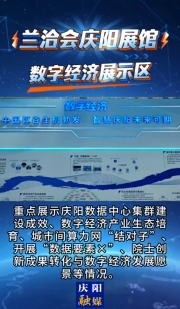 兰洽会庆阳展馆｜数字经济展示区
