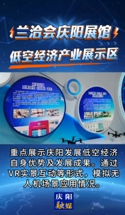 兰洽会庆阳展馆｜低空经济产业展示区